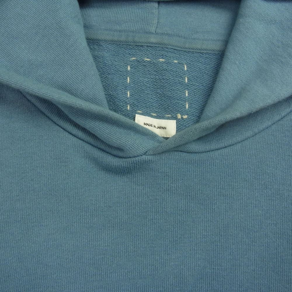 VISVIM ビズビム 18AW 0118205010037 JUMBO HOODIE P.O NUMBERING ジャンボ フーディー プルオーバー パーカー ブルー系 2【中古】
