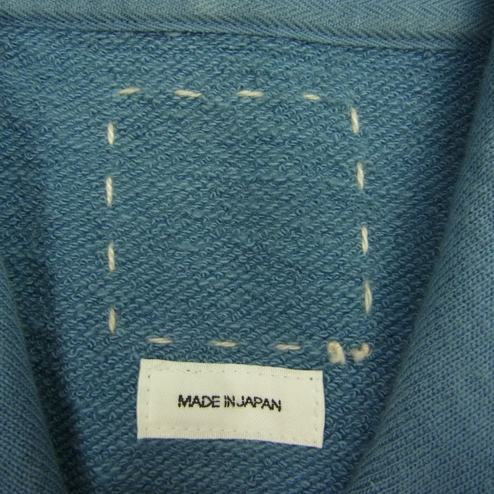 VISVIM ビズビム 18AW 0118205010037 JUMBO HOODIE P.O NUMBERING ジャンボ フーディー プルオーバー パーカー ブルー系 2【中古】