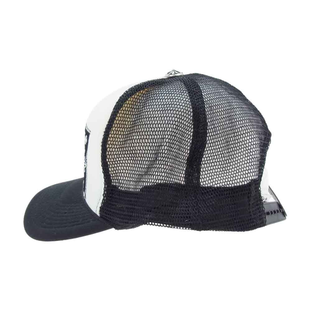 CHROME HEARTS クロムハーツ（原本無） TURCKER CAP メッシュ トラッカーキャップ ブラック系 ホワイト系【中古】