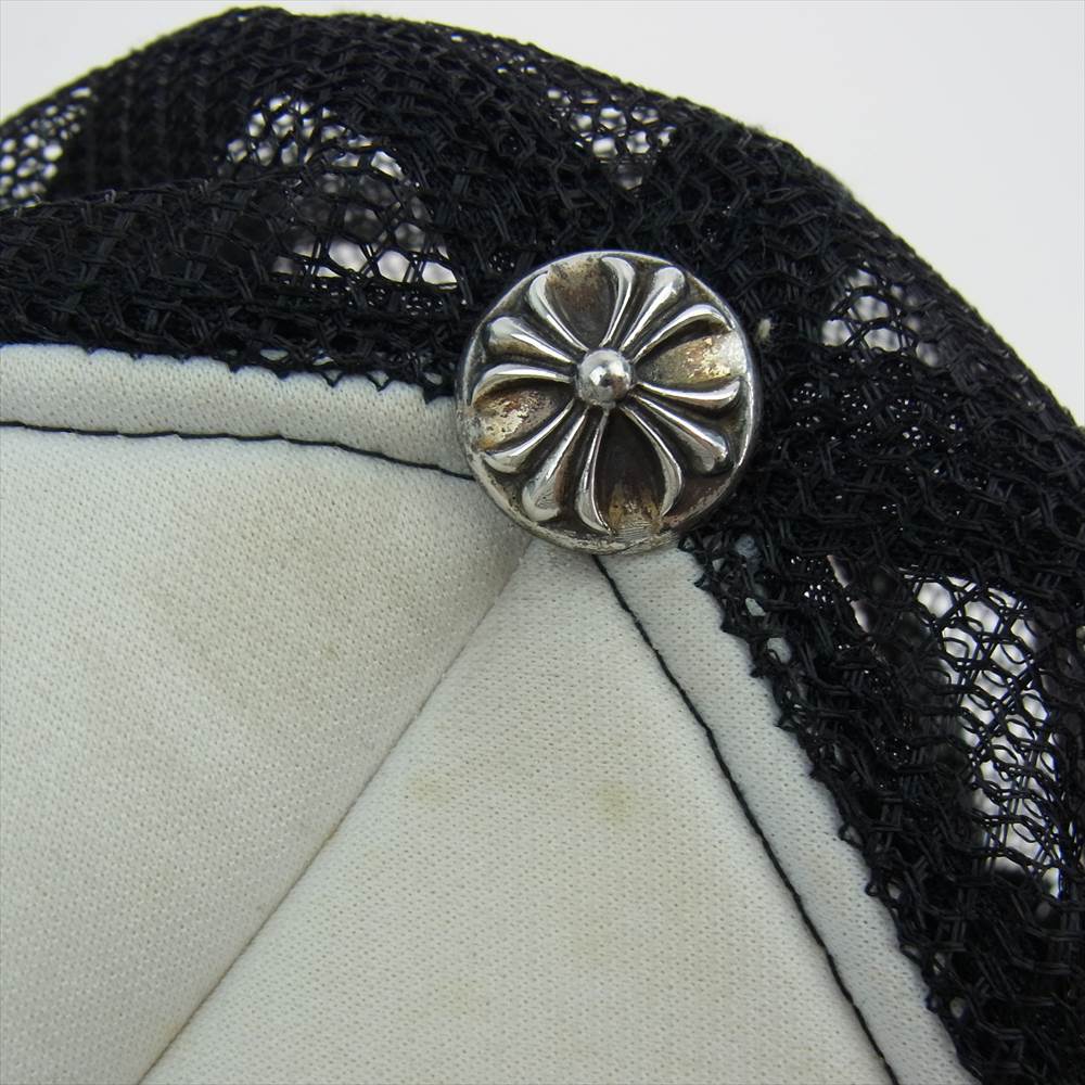 CHROME HEARTS クロムハーツ（原本無） TURCKER CAP メッシュ トラッカーキャップ ブラック系 ホワイト系【中古】
