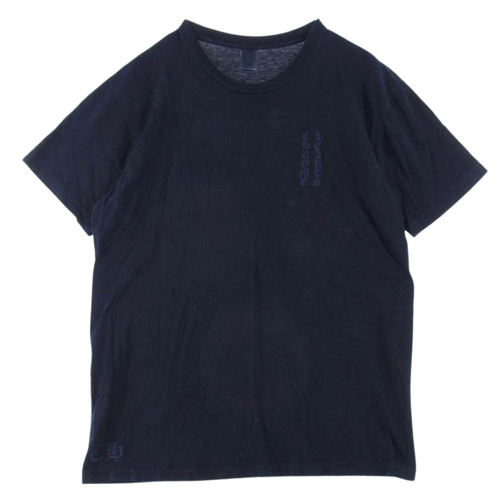 CHROME HEARTS クロムハーツ（原本無） 国内正規品 CH T-SHRT/1 藍染 バックダガープリント 半袖 Tシャツ ダークネイビー系 L【中古】