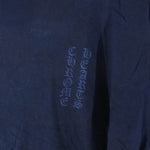 CHROME HEARTS クロムハーツ（原本無） 国内正規品 CH T-SHRT/1 藍染 バックダガープリント 半袖 Tシャツ ダークネイビー系 L【中古】