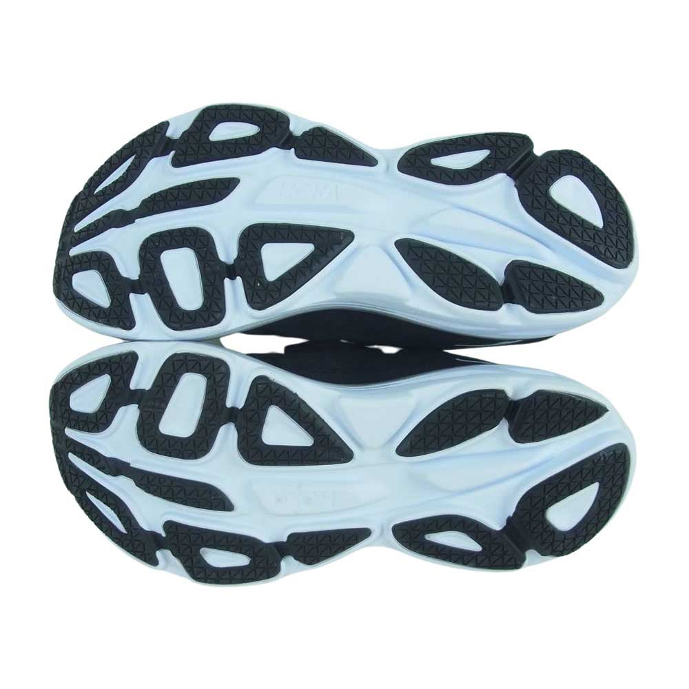HOKA ONE ONE ホカ オネオネ 1127953 BWHT BONDI 8 WIDE ボンダイ ワイド シューズ スニーカー ブラック系 28cm【極上美品】【中古】