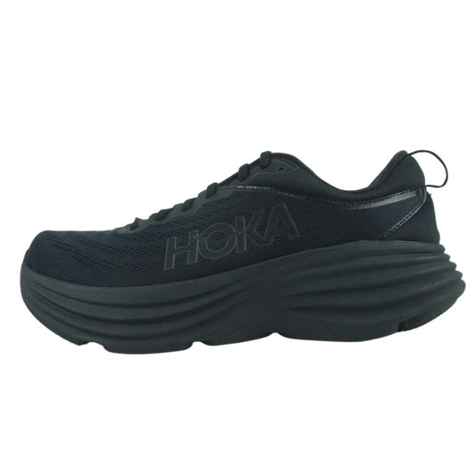 HOKA ONE ONE ホカ オネオネ 1123202 BBLC BONDI 8 ボンダイ ランニング シューズ スニーカー ブラック系 28cm【極上美品】【中古】