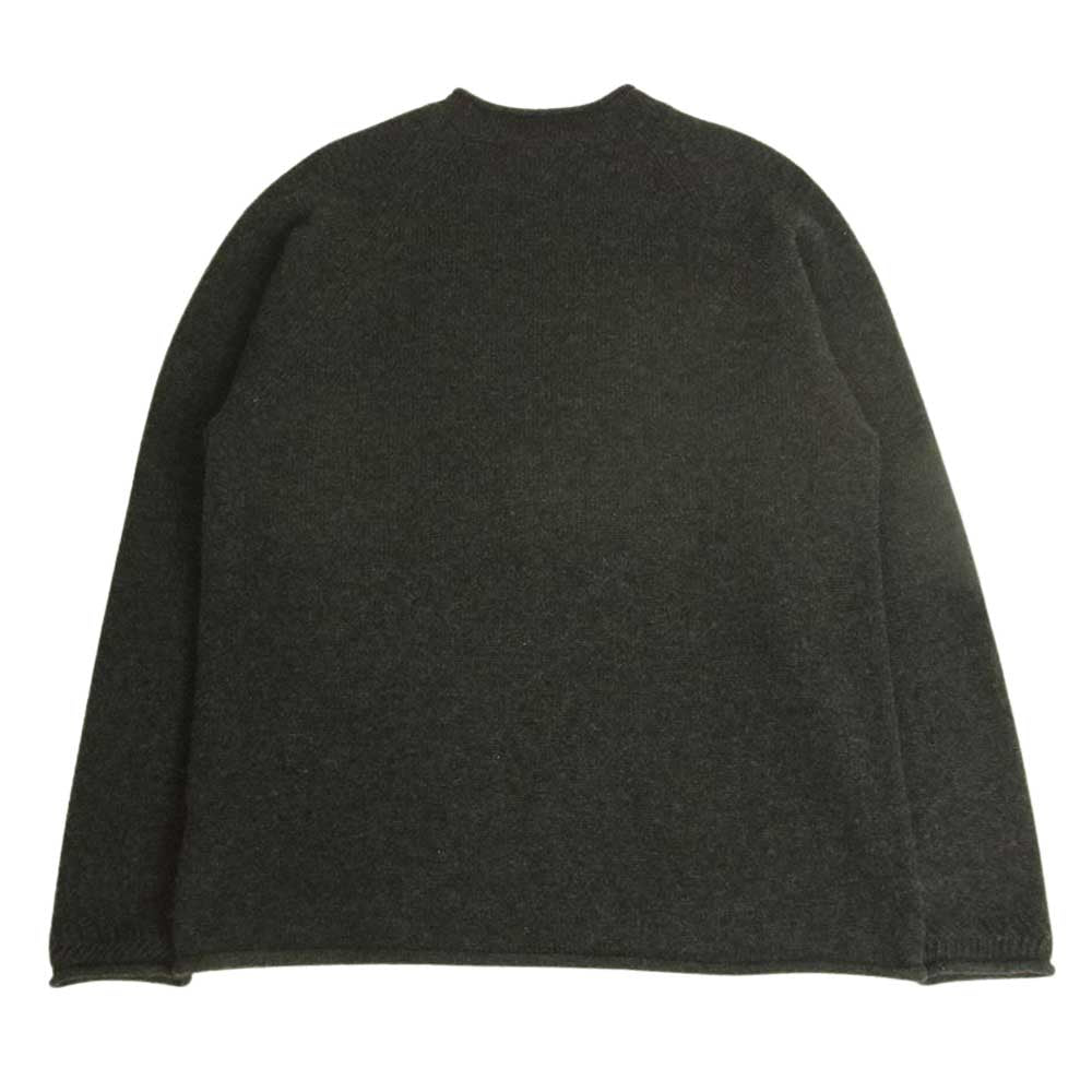 バトナー 21AW BN-21FM-081 切りっぱなし モックネック ニット セーター チャコール系 2【中古】