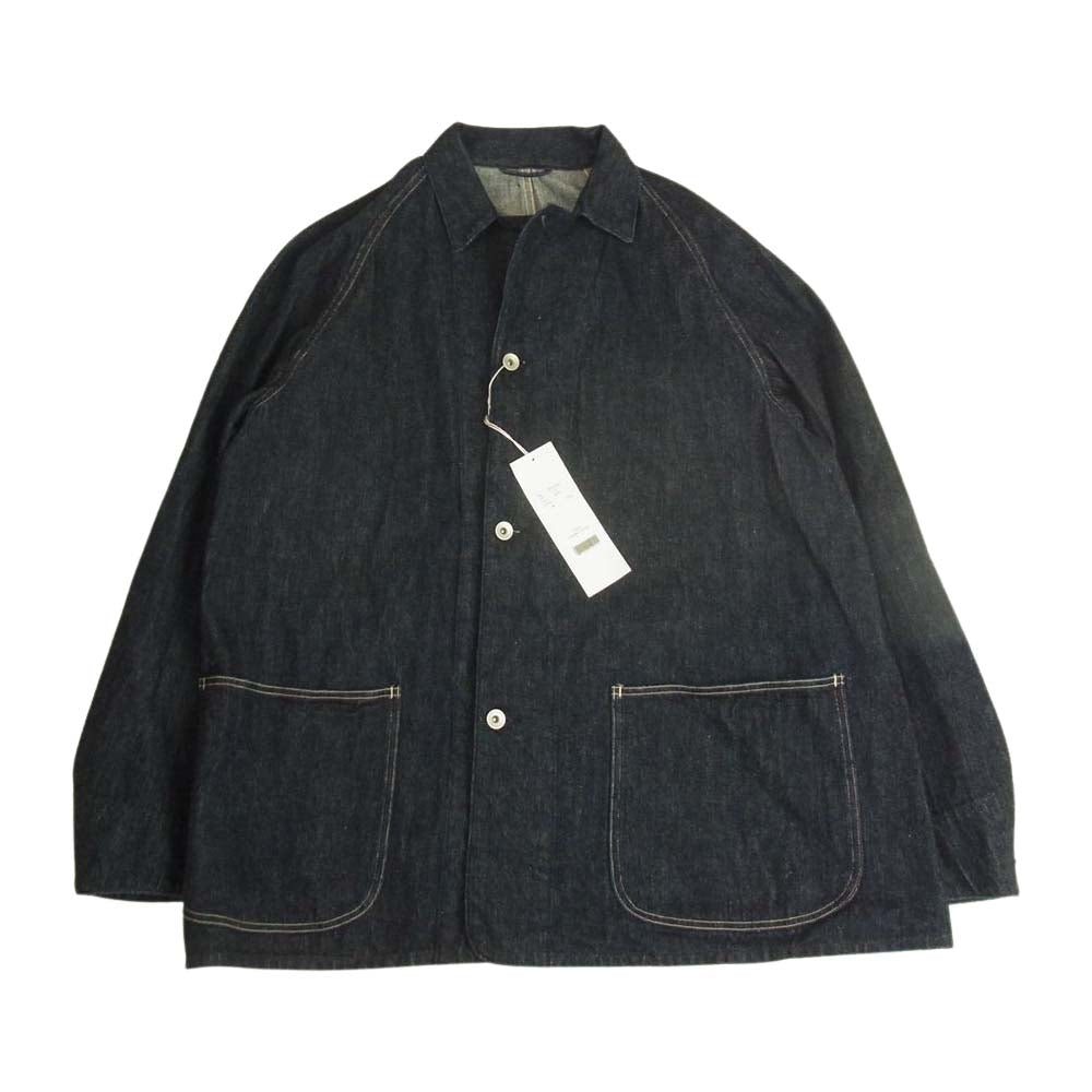 COMOLI コモリ 22AW W03-01002 デニム ワーク ジャケット インディゴブルー系 3【新古品】【未使用】【中古】
