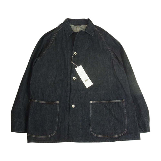 COMOLI コモリ 22AW W03-01002 デニム ワーク ジャケット インディゴブルー系 3【新古品】【未使用】【中古】