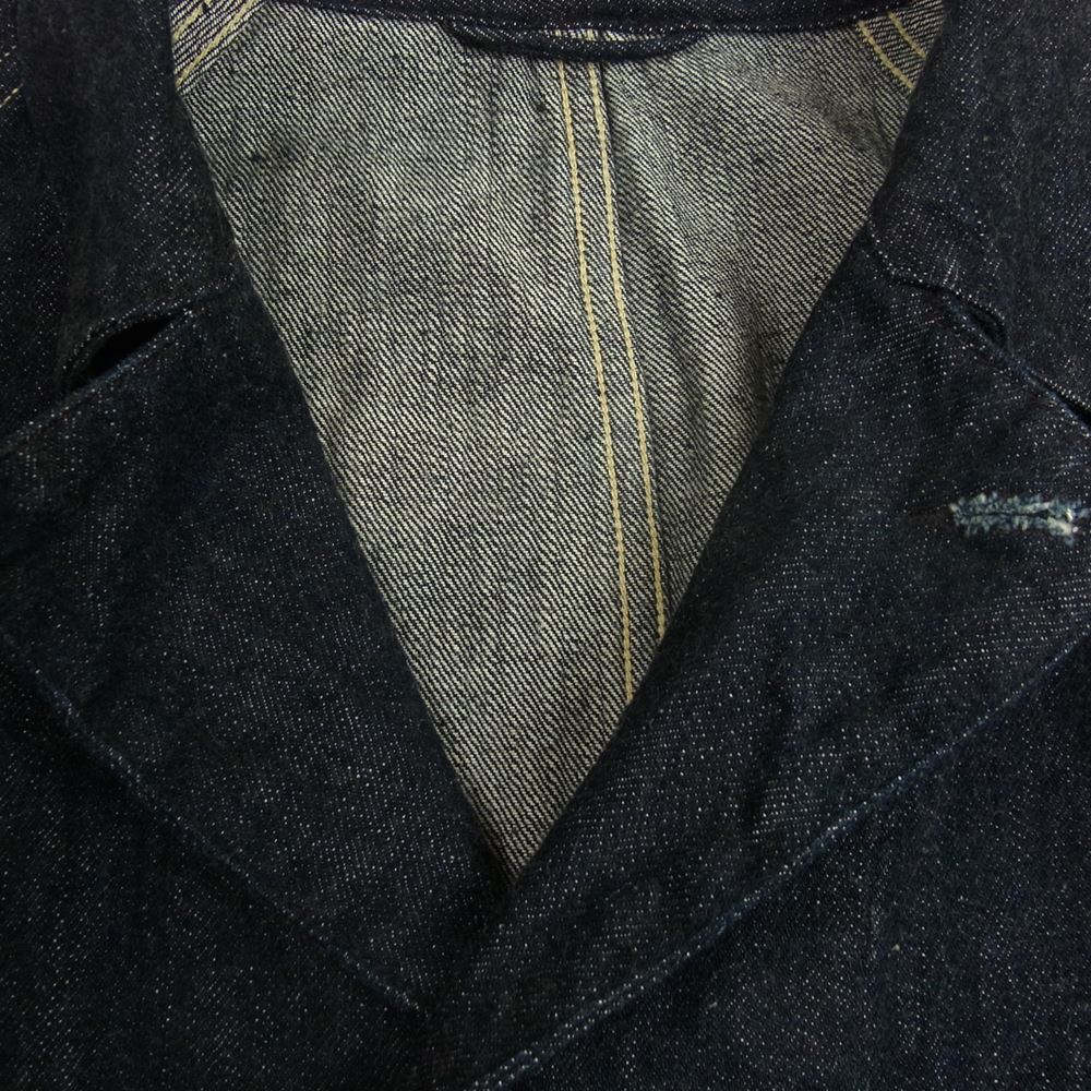 COMOLI コモリ 22AW W03-01002 デニム ワーク ジャケット インディゴブルー系 3【新古品】【未使用】【中古】