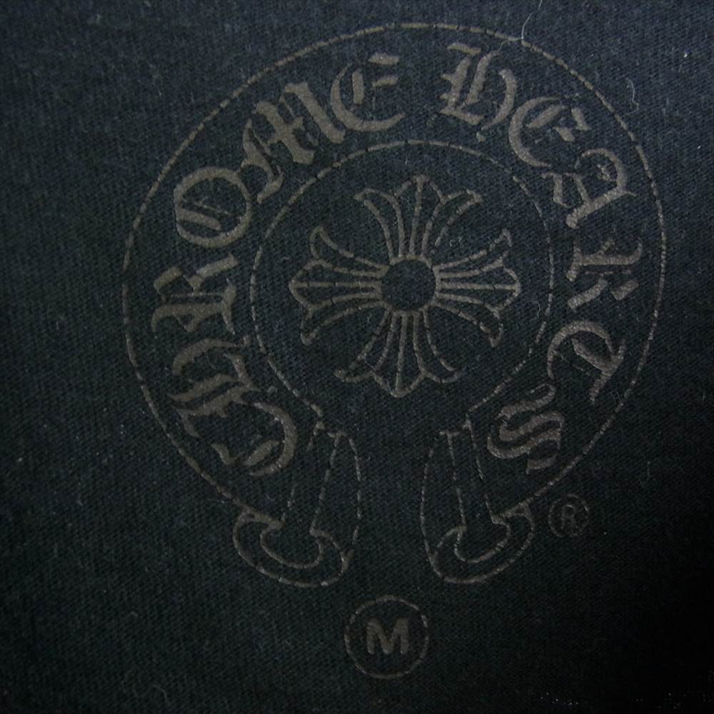 CHROME HEARTS クロムハーツ（原本無） クロムハーツジャパン 国内正規品 VINEDAGGER Back Print Pocket L/S Tee ダガープリント ポケット付き バックプリント 長袖 Tシャツ ブラック系 M【中古】