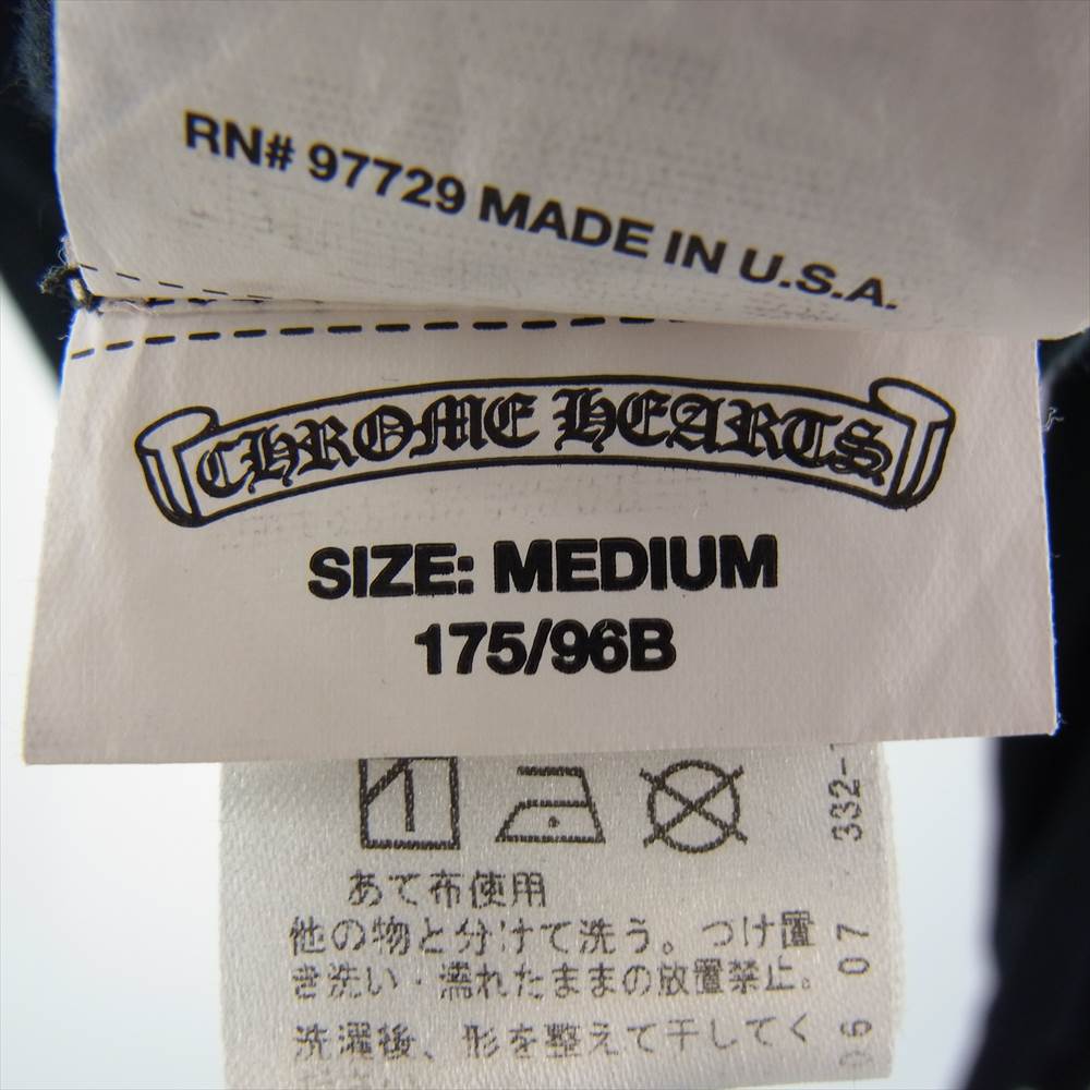 CHROME HEARTS クロムハーツ（原本無） クロムハーツジャパン 国内正規品 VINEDAGGER Back Print Pocket L/S Tee ダガープリント ポケット付き バックプリント 長袖 Tシャツ ブラック系 M【中古】
