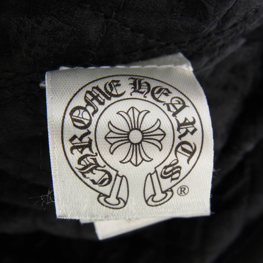 CHROME HEARTS クロムハーツ（原本有） 国内正規品 PCOAT FBRC VJ1 WXD CTTN JVP クロスボールボタン オイルド コート ブラック系 M【中古】