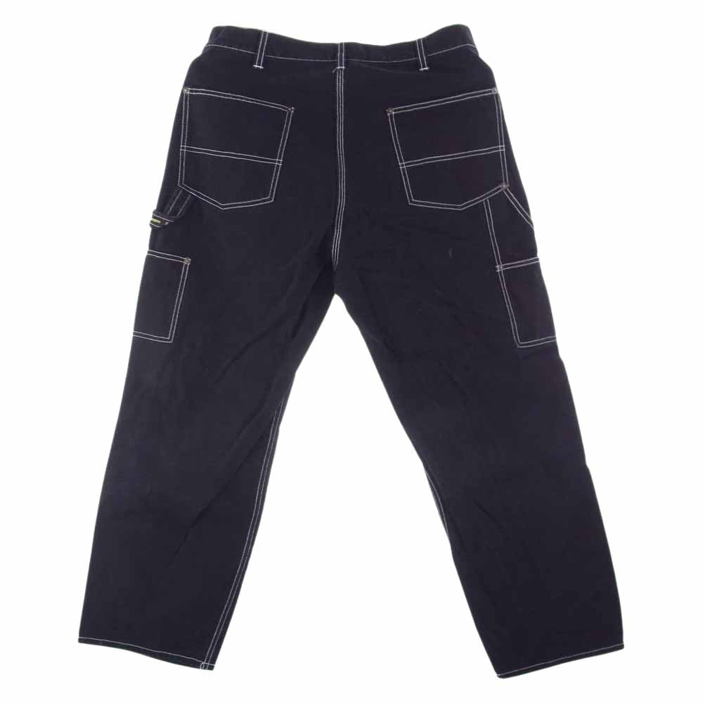 Supreme シュプリーム 22SS Double Knee Canvas Painter Pant ダブルニー キャンバス ペインター カーゴパンツ ワークパンツ ブラック系 34【中古】