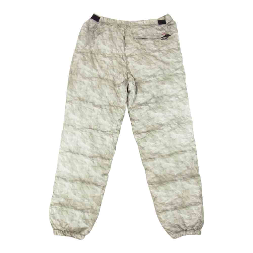 Supreme シュプリーム 19AW NF0A3SDE × The North Face Paper Print Nuptse Pant ノース フェイス ペーパープリント ヌプシ ボトムス グレー系 M【美品】【中古】