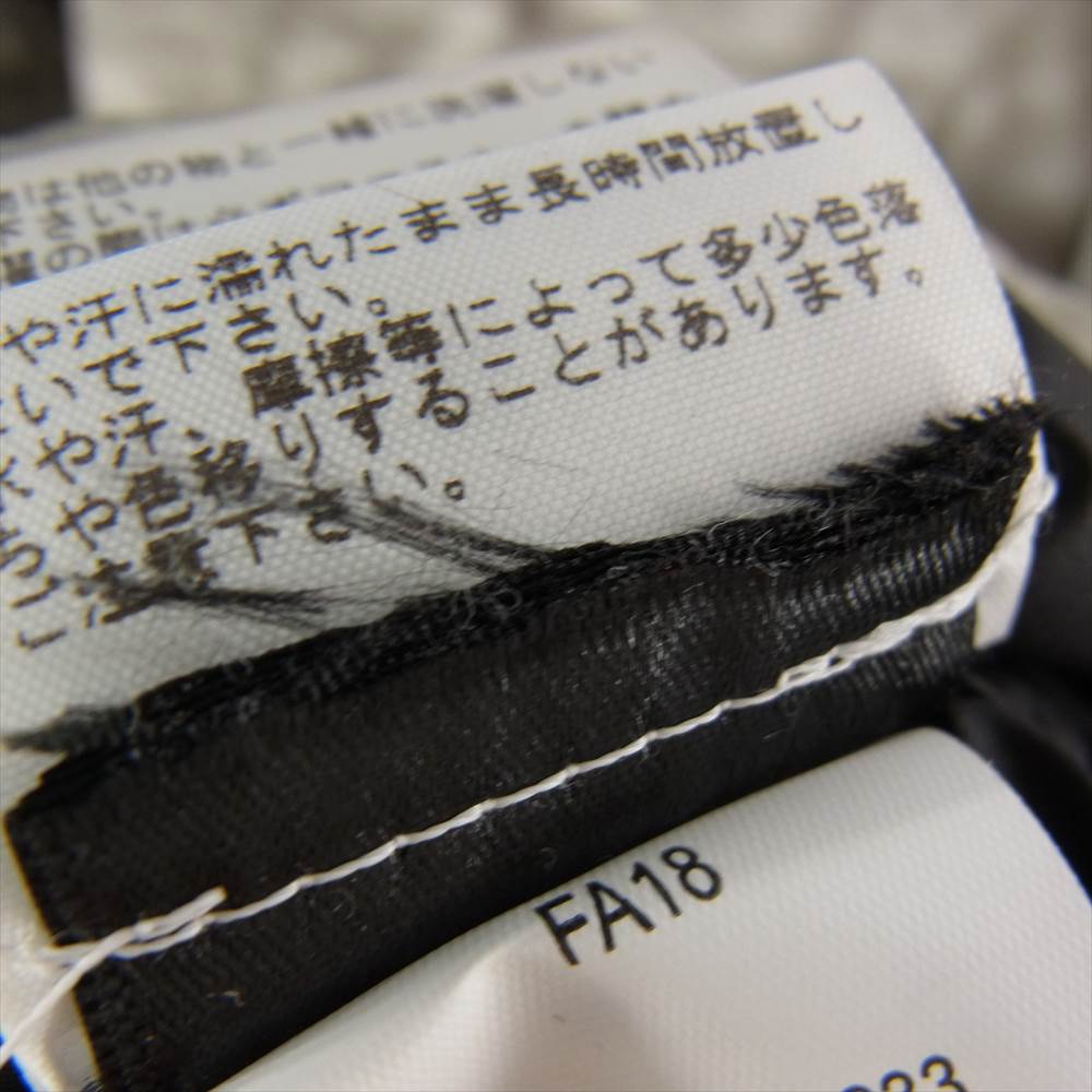 Supreme シュプリーム 19AW NF0A3SDD × THE NORTH FACE Paper Print Nuptse Jacket ノースフェイス ペーパー プリント ヌプシ ジャケット ND91806I ブラック系 グレー系 L【中古】