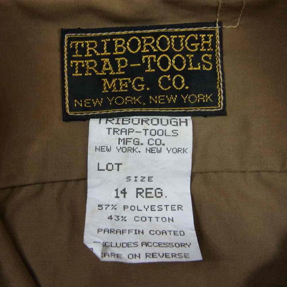 COLIMBO コリンボ TRIBOROUGH TRAP TOOL トリボラフ トラップ ツールズ  長袖 ワーク シャツ ブラウン系 14REG【美品】【中古】