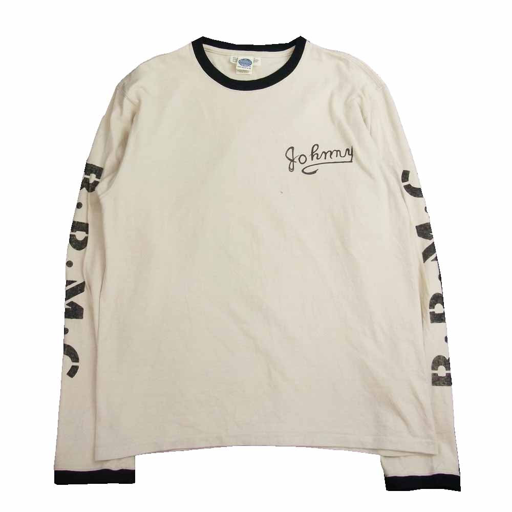 TOY'S McCOY トイズマッコイ TMC2147 JOHNNY RINGER LONG SLEEVE TEE ジミー リンガー 長袖 Tシャツ ベージュ系 M【中古】