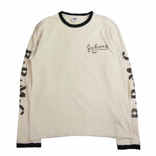 TOY'S McCOY トイズマッコイ TMC2147 JOHNNY RINGER LONG SLEEVE TEE ジミー リンガー 長袖 Tシャツ ベージュ系 M【中古】