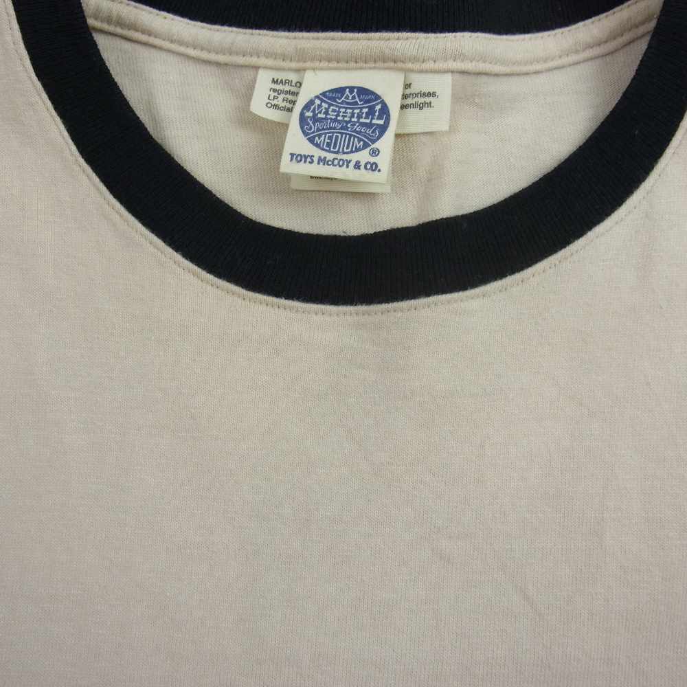 TOY'S McCOY トイズマッコイ TMC2147 JOHNNY RINGER LONG SLEEVE TEE ジミー リンガー 長袖 Tシャツ ベージュ系 M【中古】