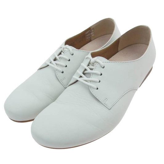 BIRKENSTOCK ビルケンシュトック 1014744 SAUNDERS ソーンダース ナチュラル レザー シューズ ホワイト系 39E【中古】