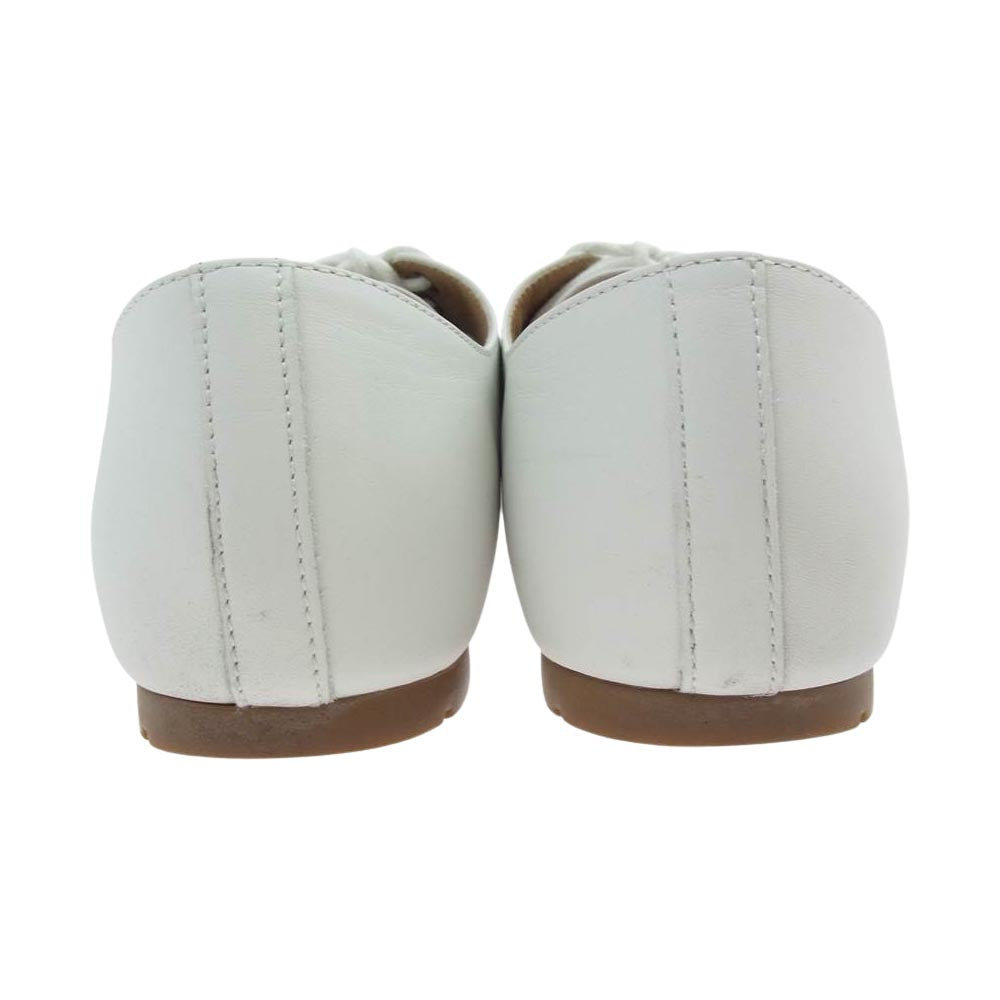 BIRKENSTOCK ビルケンシュトック 1014744 SAUNDERS ソーンダース ナチュラル レザー シューズ ホワイト系 39E【中古】