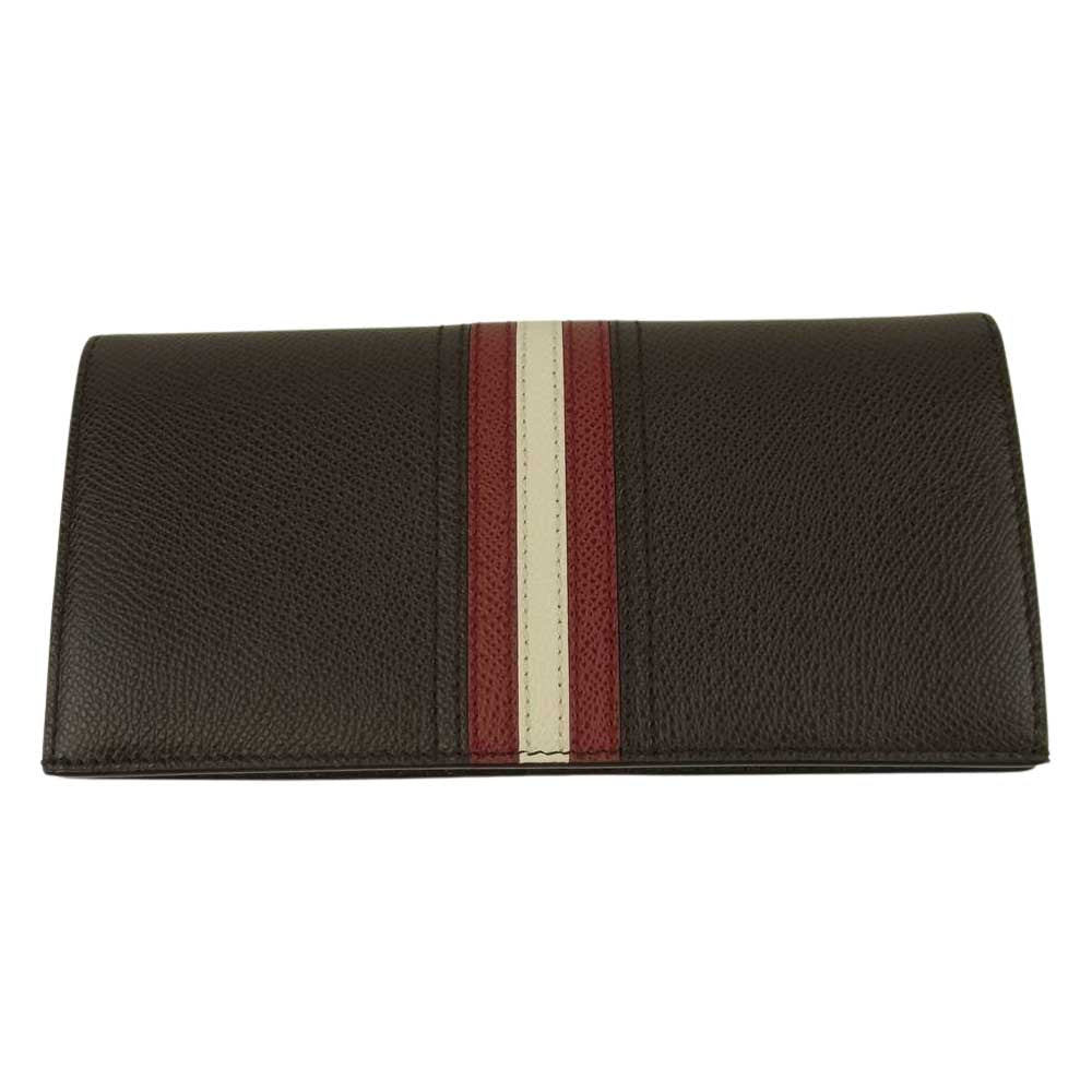 BALLY バリー TALIRO タリロ 二つ折り 長財布 ダークブラウン系【美品】【中古】