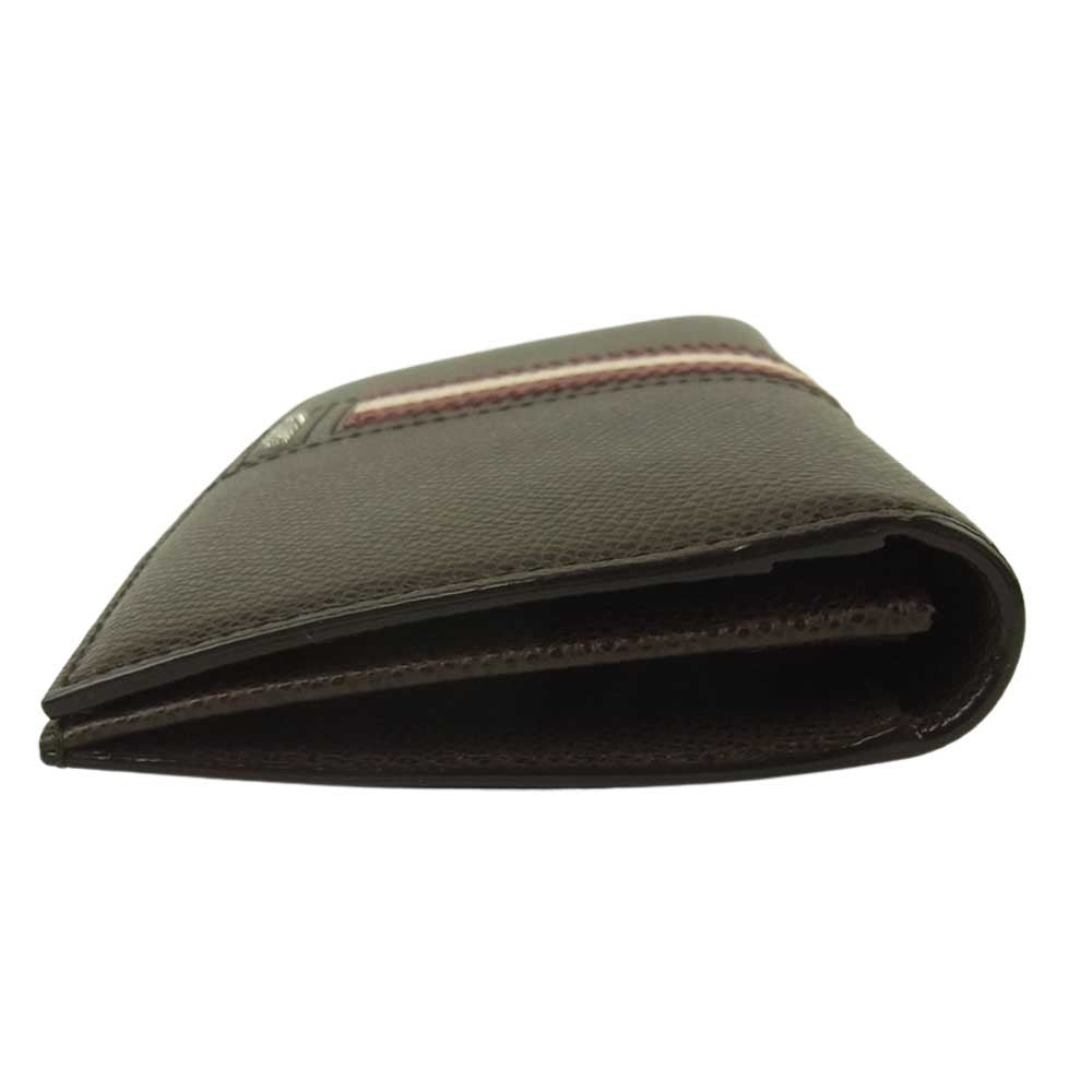 BALLY バリー TALIRO タリロ 二つ折り 長財布 ダークブラウン系【美品】【中古】