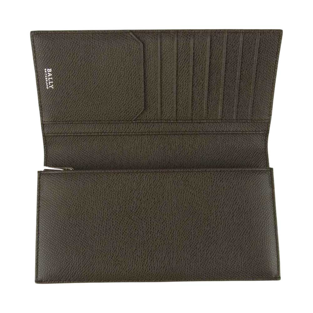 BALLY バリー TALIRO タリロ 二つ折り 長財布 ダークブラウン系【美品】【中古】