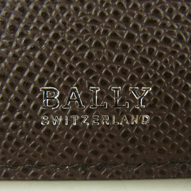 BALLY バリー TALIRO タリロ 二つ折り 長財布 ダークブラウン系【美品】【中古】