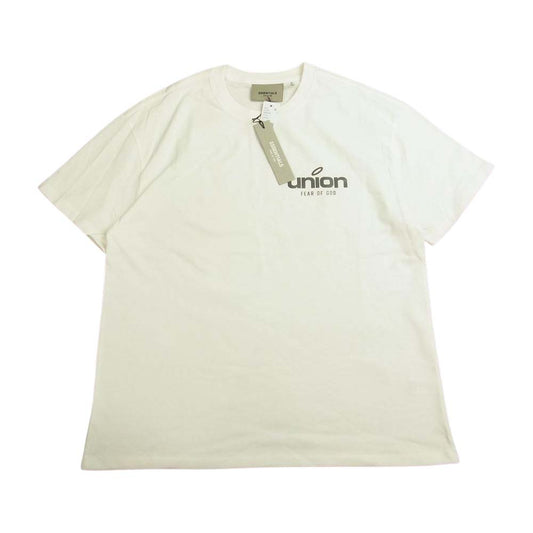 FEAR OF GOD フィアオブゴッド ESSENTIALS Union 30 Year Vintage Tee ユニオン 30周年 ヴィンテージ Tシャツ ホワイト系 S【新古品】【未使用】【中古】