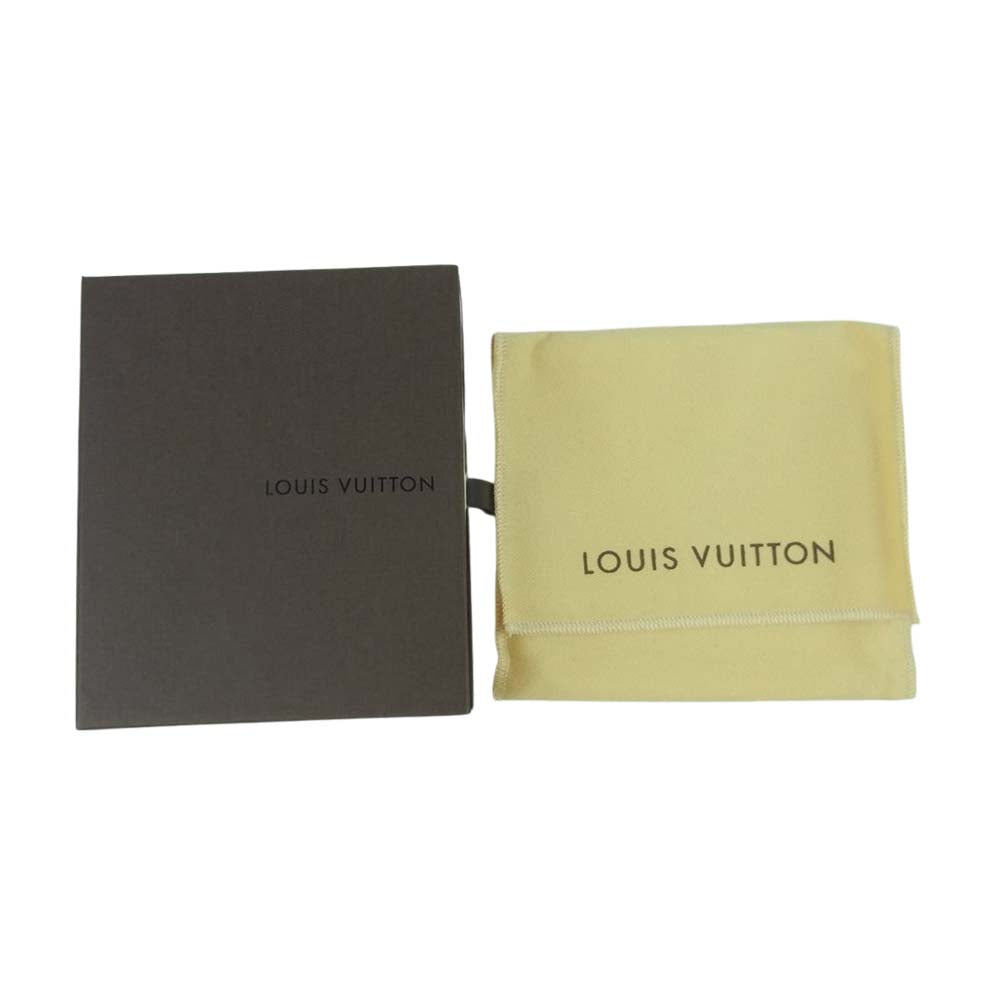 LOUIS VUITTON ルイ・ヴィトン N62663 イニシャル入り ダミエ グラフィット ポルトフォイユ ミュルティプル 財布 ブラック系【中古】