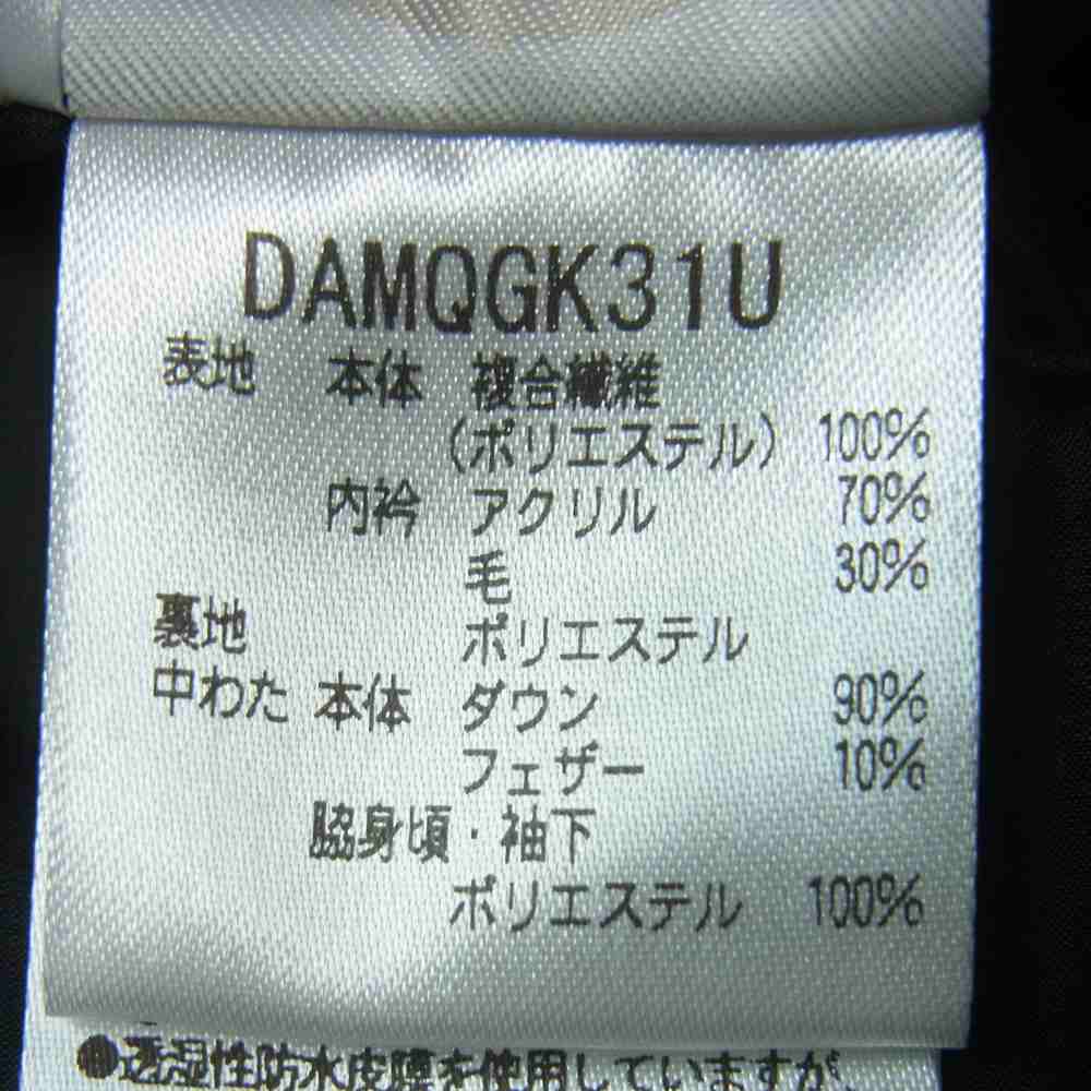 DESCENTE デサント DAMQGK31U 【訳有】 水沢ダウン ALLTERRAIN オルテライン ANCHOR アンカー ダウン ジャケット ブラック系 L【中古】