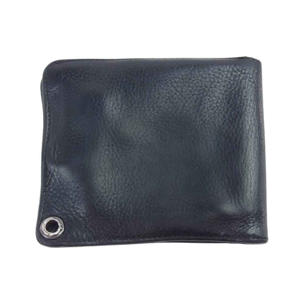 CHROME HEARTS クロムハーツ（原本有） 1SNAP 1スナップ CH クロスボールボタン ウォレット ブラック系【中古】