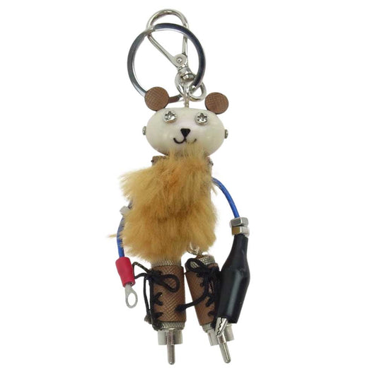 PRADA プラダ ロボット ベア キーホルダー マルチカラー系【中古】