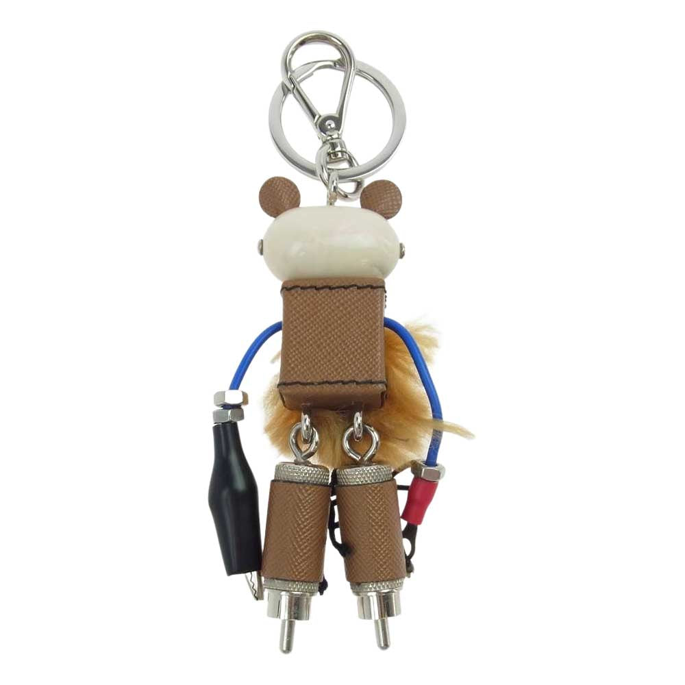 PRADA プラダ ロボット ベア キーホルダー マルチカラー系【中古】