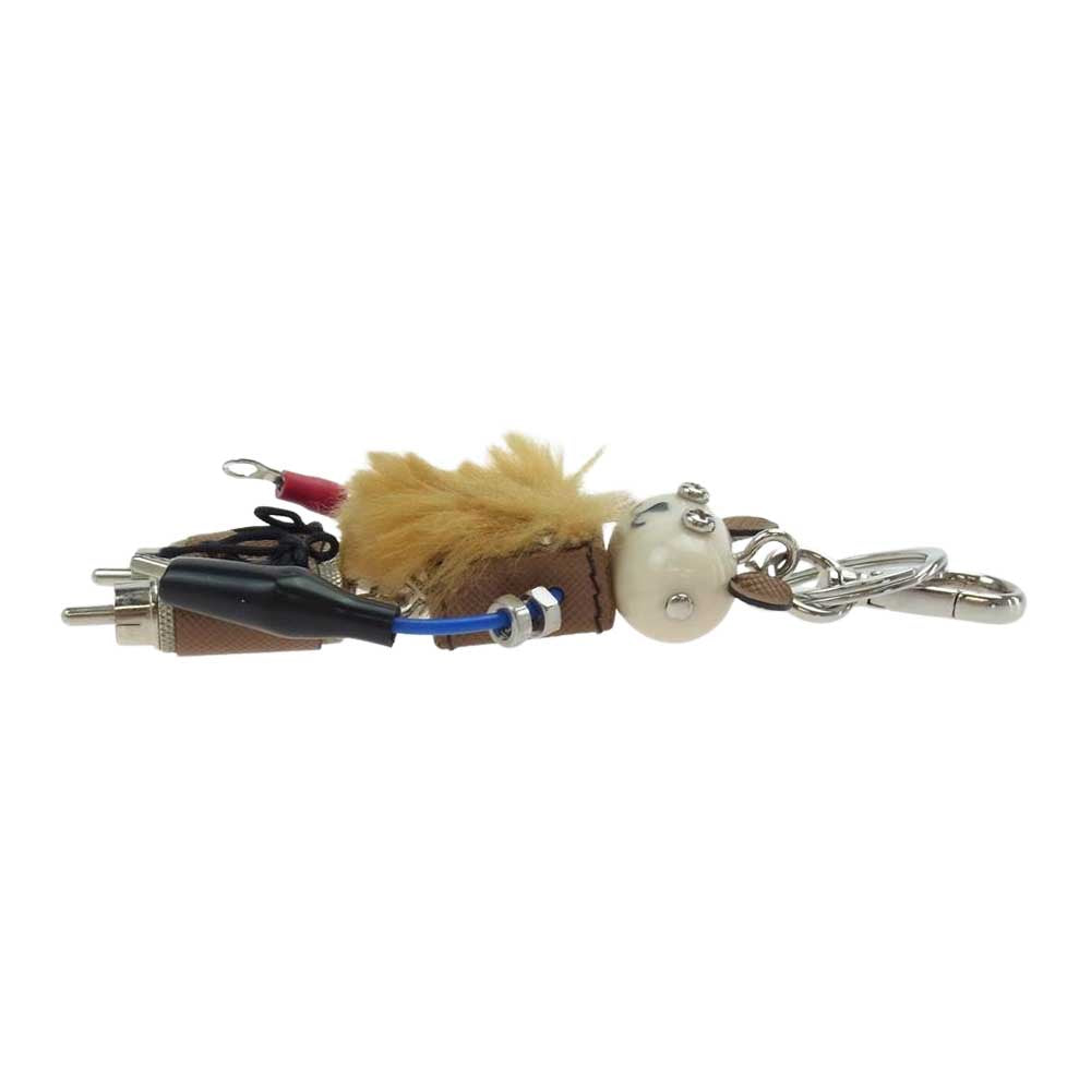 PRADA プラダ ロボット ベア キーホルダー マルチカラー系【中古】