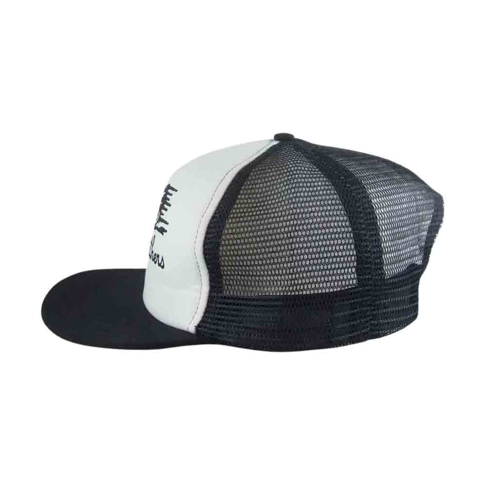 LANGLITZ LEATHERS ラングリッツレザーズ LOGO MESH CAP ロゴ メッシュ キャップ ブラック系 ホワイト系【中古】