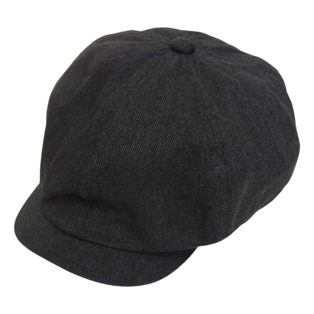 マイティーシャイン Bill hunting cap ビル ハンチング キャップ　ブラック ダークグレー系 L【中古】