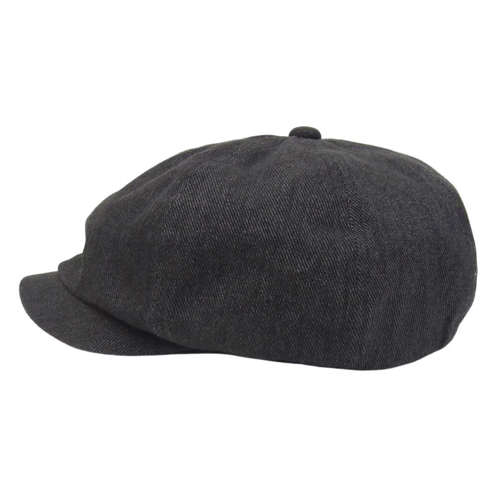 マイティーシャイン Bill hunting cap ビル ハンチング キャップ　ブラック ダークグレー系 L【中古】