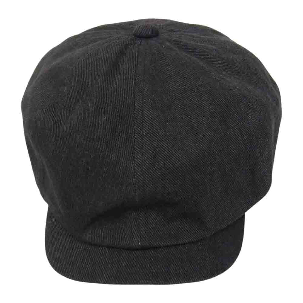 マイティーシャイン Bill hunting cap ビル ハンチング キャップ　ブラック ダークグレー系 L【中古】
