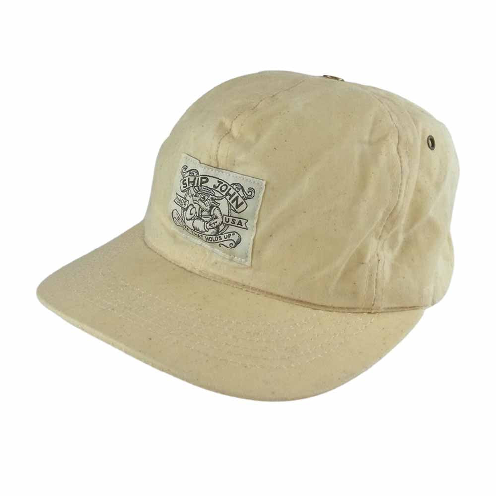 WAXED Wills CAP ワックスド ウィルズ キャップ 帽子 ベージュ系【中古】