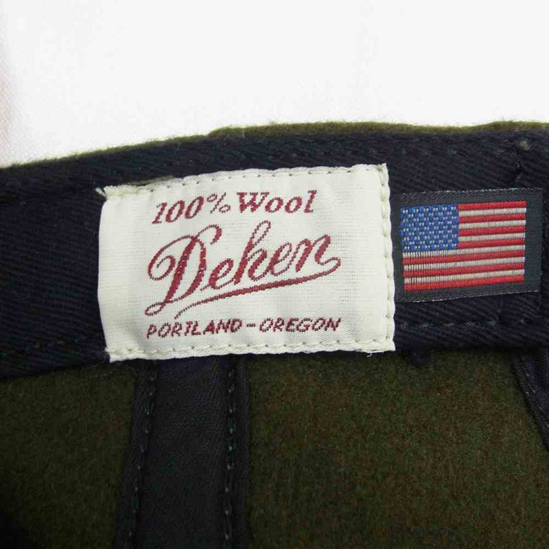 WESCO ウエスコ 100周年記念 × Dehen wool cap ディーエン ウール キャップ  ダークカーキグリーン系【中古】