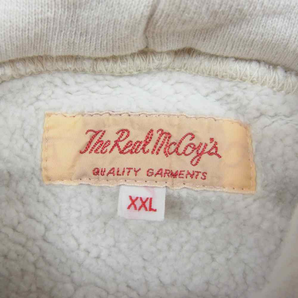 The REAL McCOY'S ザリアルマッコイズ 10oz. LOOPWHEEL PARKA ループウィール パーカー ホワイト系 XXL【中古】
