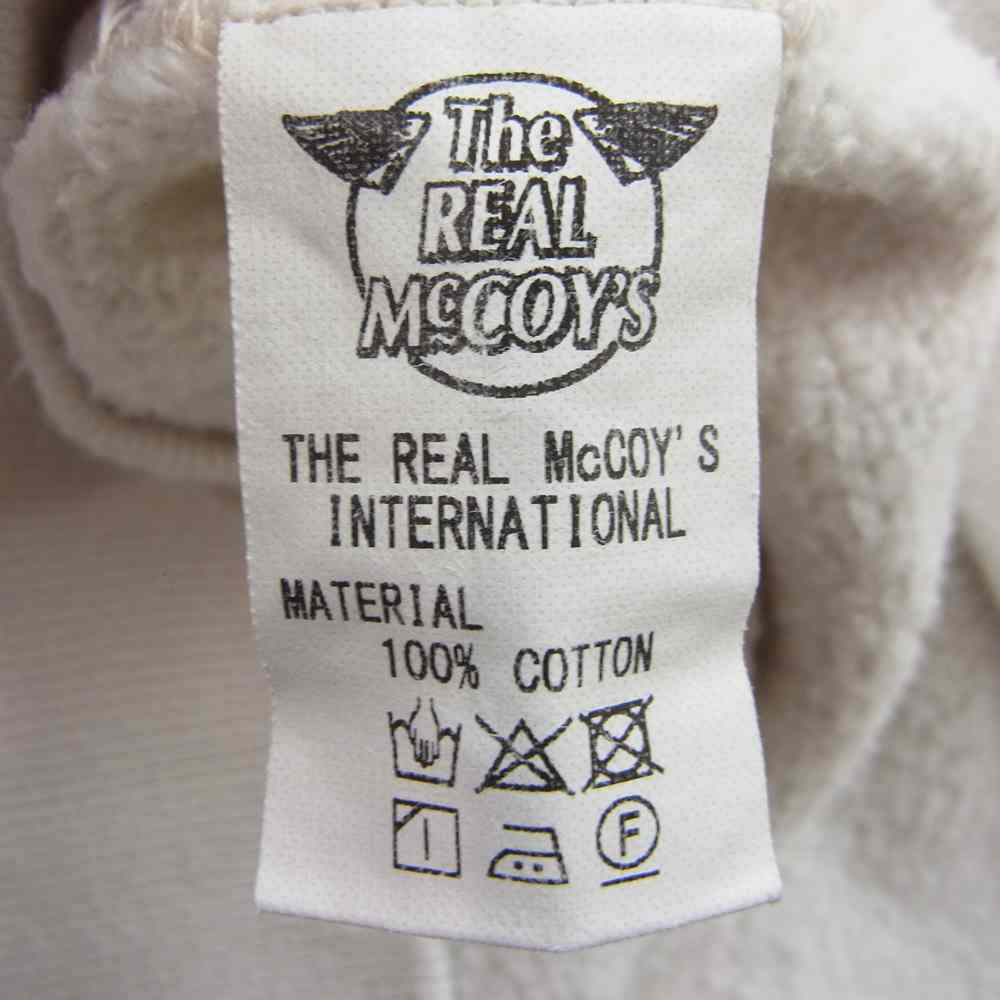 The REAL McCOY'S ザリアルマッコイズ 10oz. LOOPWHEEL PARKA ループウィール パーカー ホワイト系 XXL【中古】