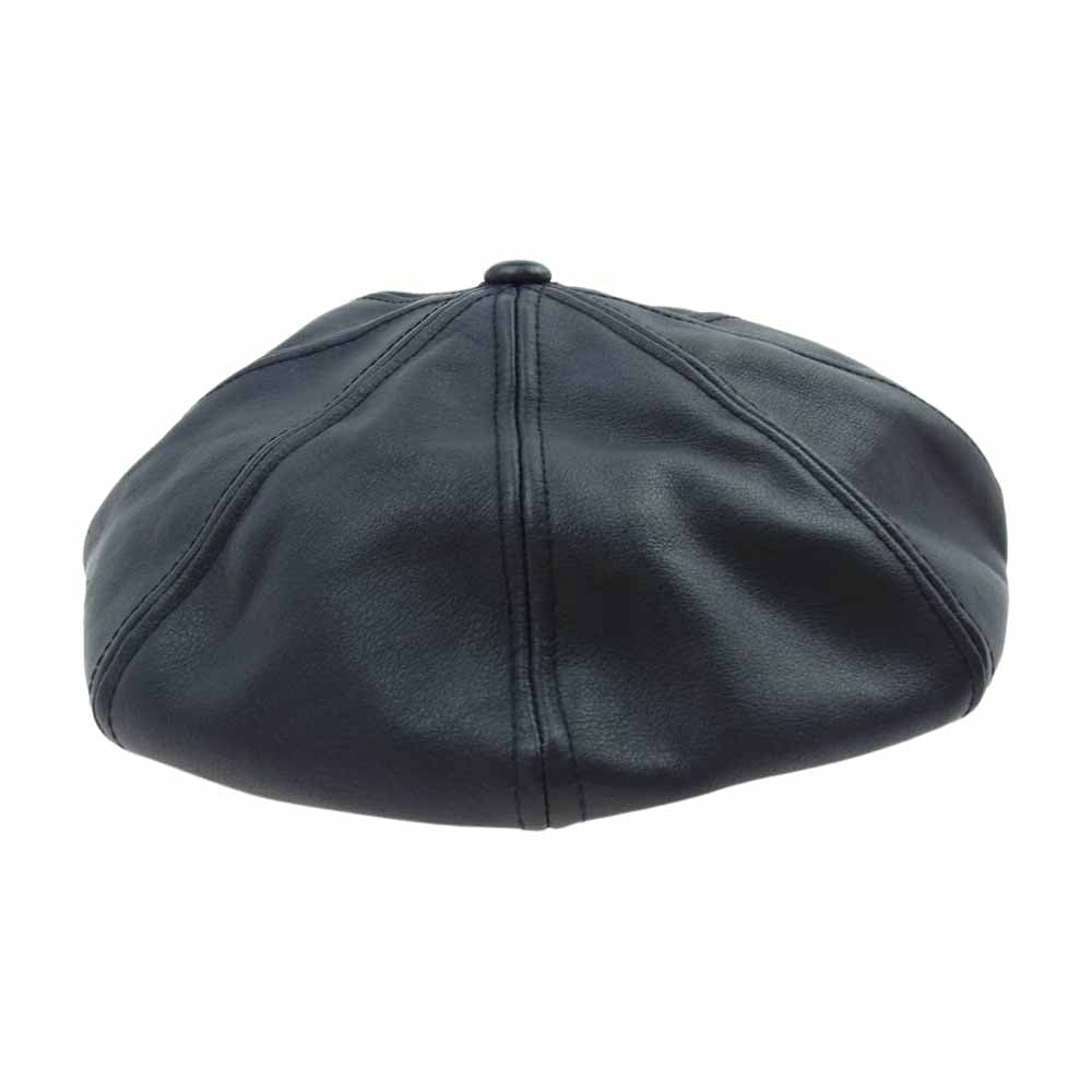 ミスターファットマン Johnny Casquatte Leather ジョニー キャスケット レザー 帽子 ブラック系 L【中古】