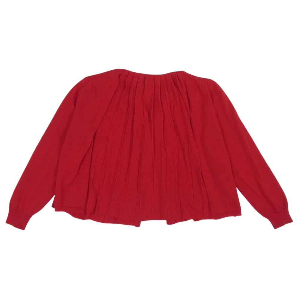 PRADA プラダ コットン カーディガン レッド系 38【中古】