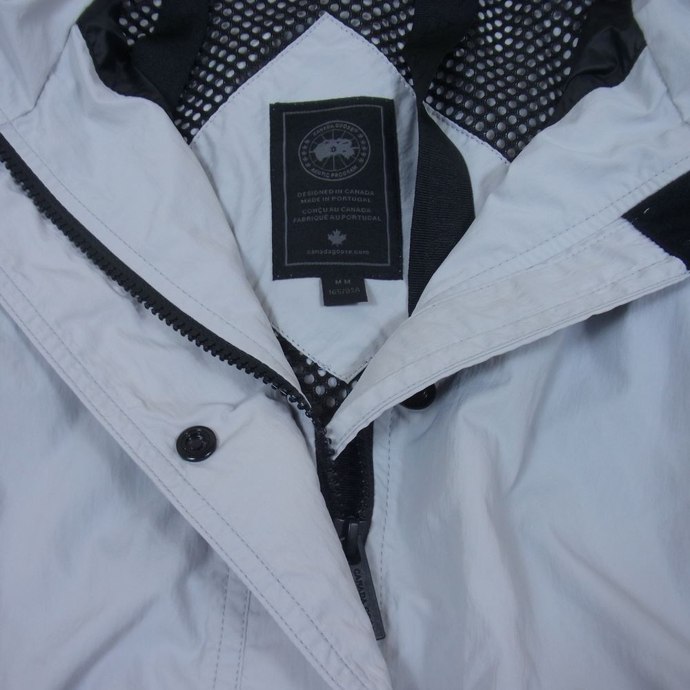 CANADA GOOSE カナダグース 2428LB 国内正規品 サザビーリーグ DAVIE JACKET BLACK LABEL ブラックレーベル デイビー ジャケット シルバー系 M【極上美品】【中古】