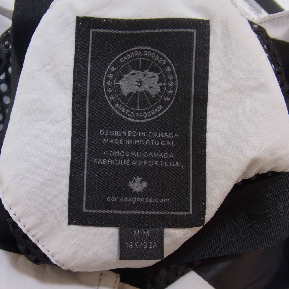 CANADA GOOSE カナダグース 2428LB 国内正規品 サザビーリーグ DAVIE JACKET BLACK LABEL ブラックレーベル デイビー ジャケット シルバー系 M【極上美品】【中古】