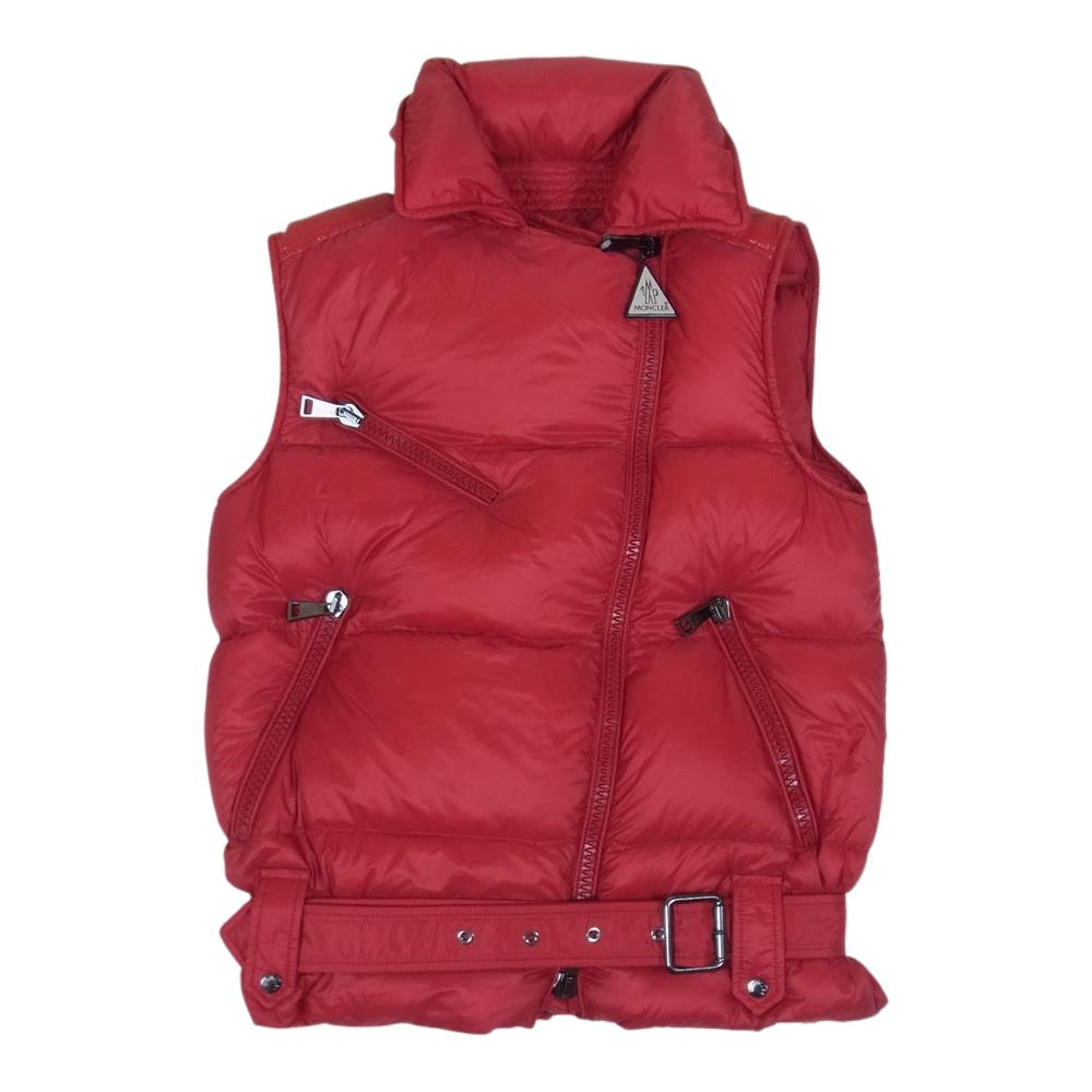 MONCLER モンクレール GEAI ダウンベスト レッド系 00【中古】