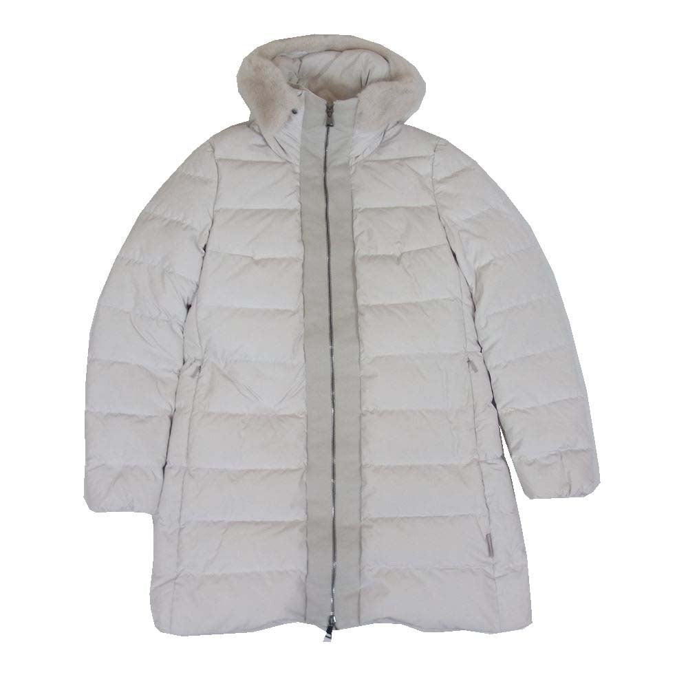 MONCLER モンクレール LINOTTE リノッテ ミンクファー ダウンコート オフホワイト系 00【中古】