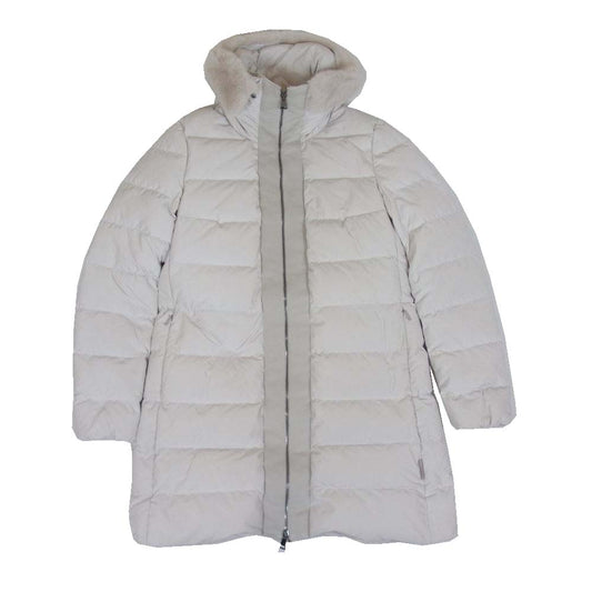 MONCLER モンクレール LINOTTE リノッテ ミンクファー ダウンコート オフホワイト系 00【中古】